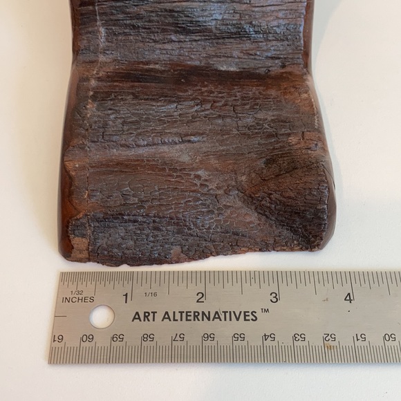 Vtg Hand Carved Wooden Jewelry Drawer Trinket Box - Picture 11 of 11